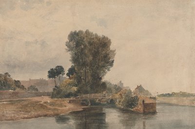 Windsor from below the Locks by Peter de Wint